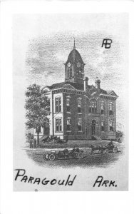 J46/ Paragould Arkansas RPPC Postcard c1950s Court House Building  178