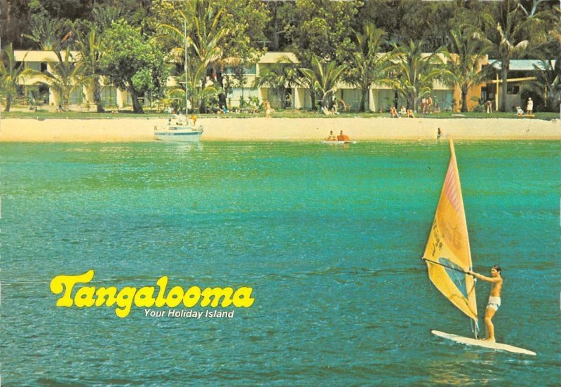 Moreton Island, Queensland Australia TANGALOOMA ISLAND RESORT HOTEL 4X6 Postcard