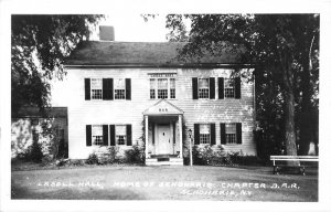 H87/ Schoharie New York RPPC Postcard c1950s Lasell Hall D.A.R. Civil War 153