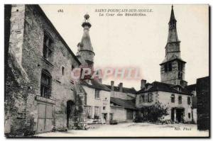 Saint Pourcain on Sioule - The Court of Benedictine - Old Postcard