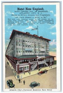 c1910 Hotel New England Your Seashore Home Atlantic City New Jersey NJ Postcard 