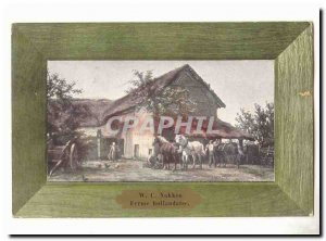 Postcard Old W C Nakken Dutch Farm (Dutch farm)