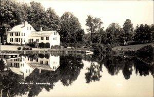 Barnard Vermont VT Rural Residence Eastern Illus Real Photo Vintage Postcard