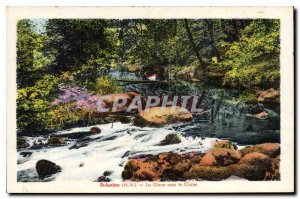 Old Postcard St Junien H V in the Chalet Glane