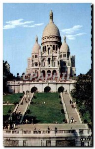 Postcard Modern Paris The Basilica of Sacre Coeur Montmartre