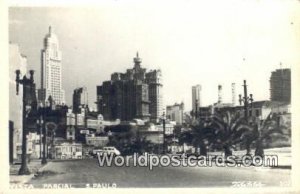 Sao Paulo Vista Parcial Brazil Postcard