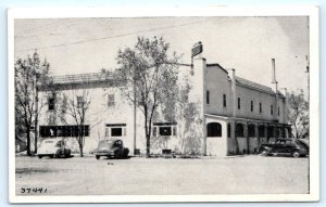 SOAP LAKE, WA Washington ~ New BEACH HOTEL & SANITARIUM 1949  Postcard