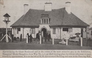 Hamptons Model Bungalow Wembley London LNER Exhibition Postcard