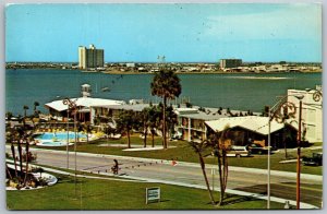 Vtg Clearwater Florida FL Schraff's Restaurant & Motor Inn Chrome View Postcard