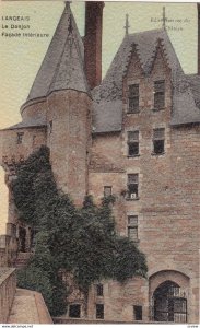 LANGEAIS, Indre et Loire, France, 1900-10s; Le Donjon Facade Interieure