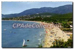 Modern Postcard La Croix Valmer Var Beach Distant Park Cavalaire