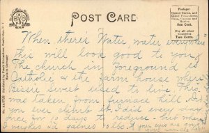 Cambridge NY Birdseye View c1910 Postcard