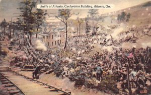 Battle of Atlanta, cyclorama building Atlanta, Georgia, USA Civil War 1952 