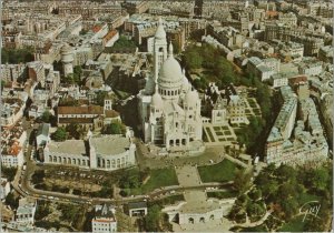 France Postcard - La Butte Montmartre, En Survolant Paris  RR13363