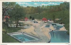 BACKBONE State Park , Iowa , 1910s ; Trout Hatchery