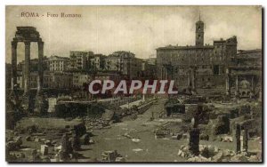 Old Postcard Roma Foro Romano