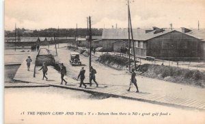 Prison Camp and the YMCA Street Scene Vintage Postcard AA66844