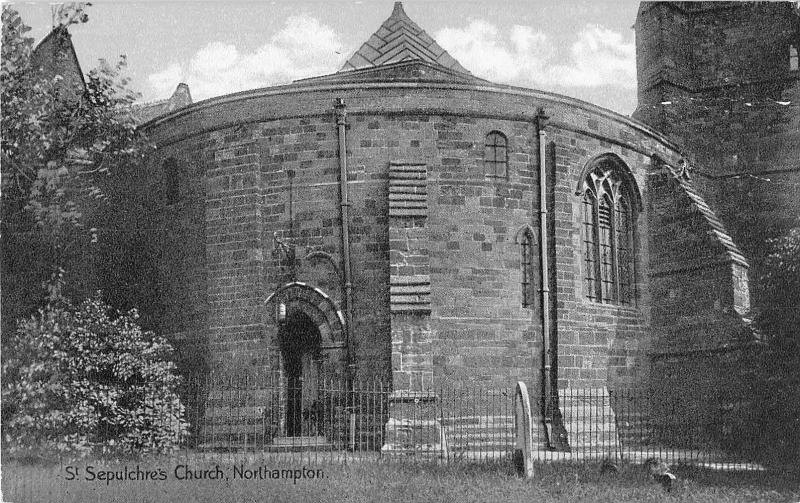 uk23220 st sepulchres church northampotn real photo uk