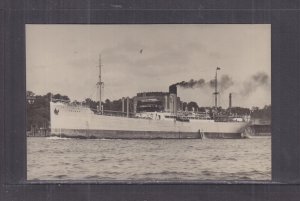 SWEDEN  SS TOLKEN  TRANSATLANTIC STEAMSHIP CO., c1936 ppc., unused.