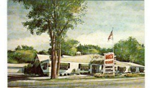 Harts Turkey Farm Restaurant Meredith New Hampshire postcard