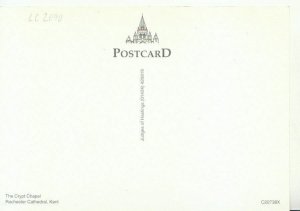 Kent Postcard - The Crypt Chapel - Rochester Cathedral - Ref 20782A