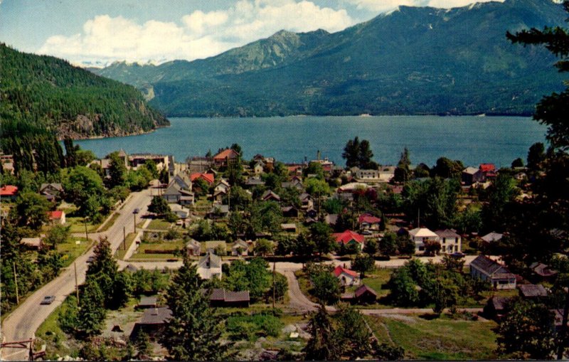 Canada British Columbia Kaslo Panoramic View