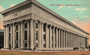 New York State Education Department Building Albany New York NY Vintage Postcard