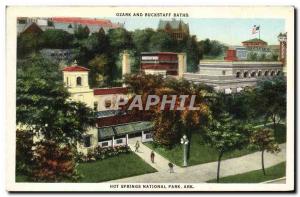 Postcard Old Ozark And Buckstaff Baths Hot Springs National Park Ark