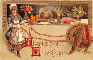 Thanksgiving Postcard Old Vintage Antique Post Card