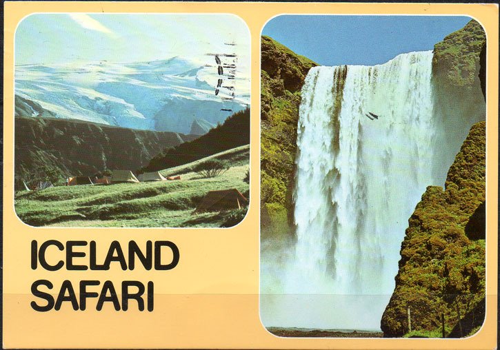 POSTCARD. ICELAND. ICELAND SAFARI.