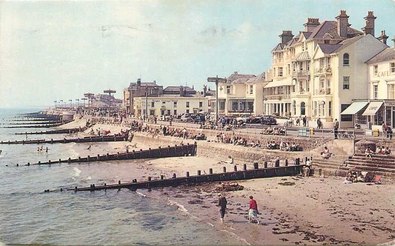 Postcard England Bognor Regis, Sussex pier West beach