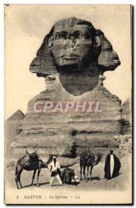 Old Postcard Egypt Egypt The Sphinx