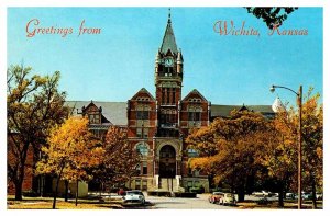 Postcard SCHOOL SCENE Wichita Kansas KS AU6710