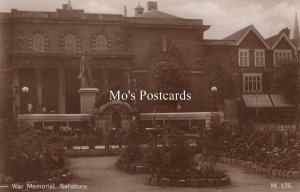 Wiltshire Postcard - War Memorial, Salisbury  SW19257