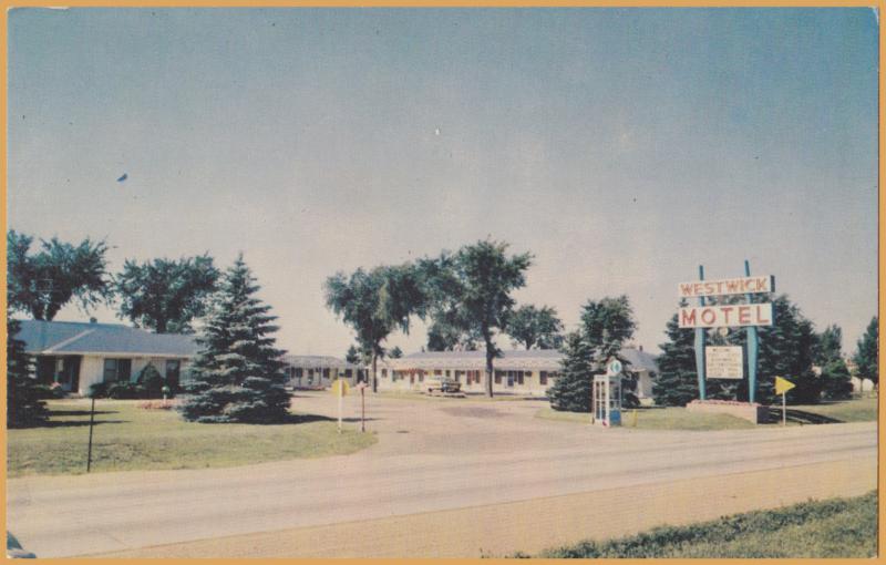 Sioux Falls, So. Dakota, Westwick Motel, on U.S. 16