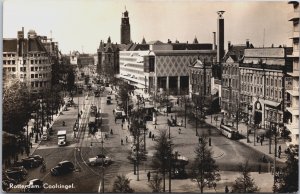 Netherlands Rotterdam Coolsingel Vintage RPPC C175