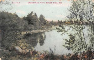 Round Pond Maine Chamberlain Cove Scenic View Vintage Postcard AA50110