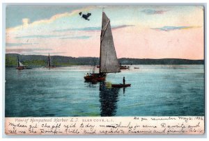 1906 View of Hempstead Harbor Glen Cove Long Island New York NY Postcard