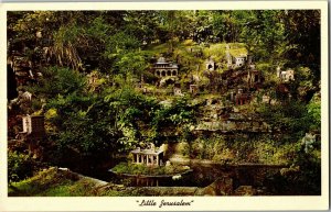 Little Jerusalem, Ave Maria Grotto St. Bernard AL Vintage Postcard E40