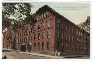 Brainerd & Armstrong Silk Mill New London Connecticut 1910c postcard