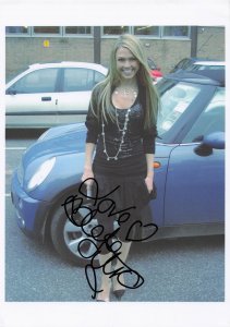 Adele Silva Emmerdale At Granada TV Studios Leeds Hand Signed Photo