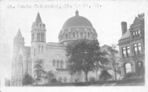 G57/ St Louis Missouri RPPC Postcard c1920s St Louis Cathedral