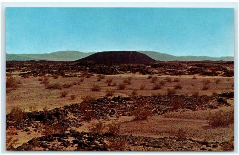 AMBOY, CA  ~ Route 66 AMBOY CRATER 1969 San Bernardino County Postcard