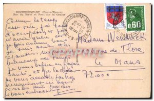 Postcard Old Rochechouart Haute Vienne Roc du Boeuf and Bridge Seed