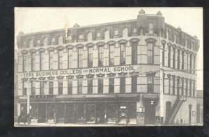 YORK NEBRASKA YORK BUSINESS COLLECE VINTAGE POSTCARD NORWICH CT GORDON 1909