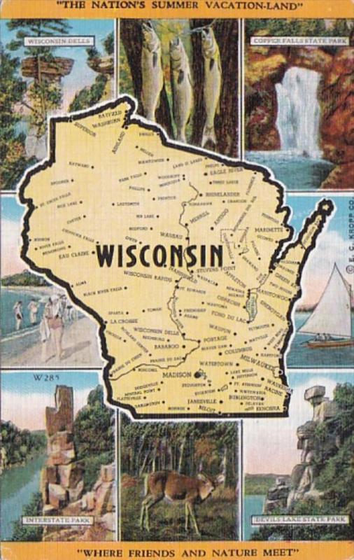 Map Of Wisconsin