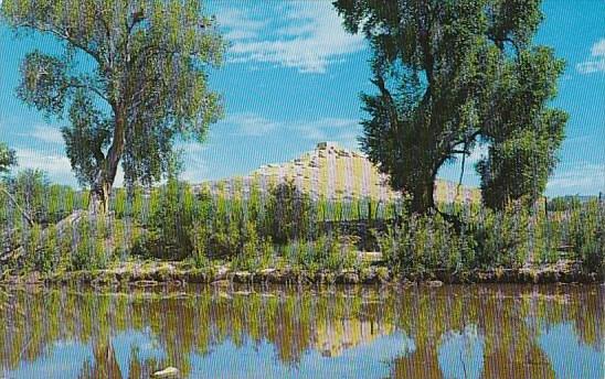 View Of Tuzigoot National Monument From The Verde River Clarkdale Arizona