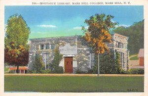 Montague Library Mars Iiill College Mars Hill NC USA Postcard