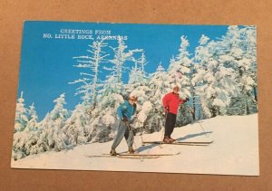 VINTAGE PC - 1981 USED - GREETINGS FROM NO. LITTLE ROCK,  ARKANSAS