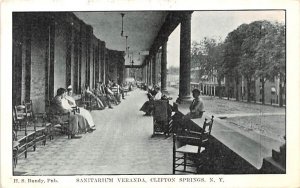 Sanitarium Veranda Clifton Springs, New York